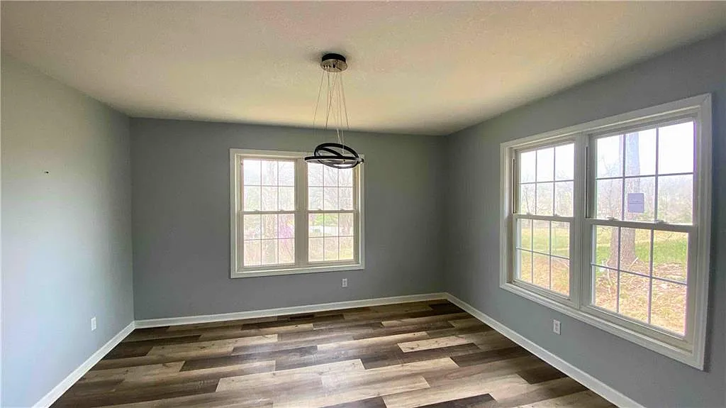 Living room before staging
